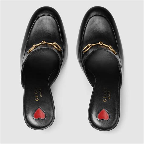 gucci mules heels black|princetown mules for women.